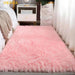 Alfombra de felpa de seda y lana VIKAMA sencilla para dormitorio, sala de estar - Quierox - Tienda Online