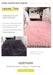 Alfombra de felpa de seda y lana VIKAMA sencilla para dormitorio, sala de estar - Quierox - Tienda Online
