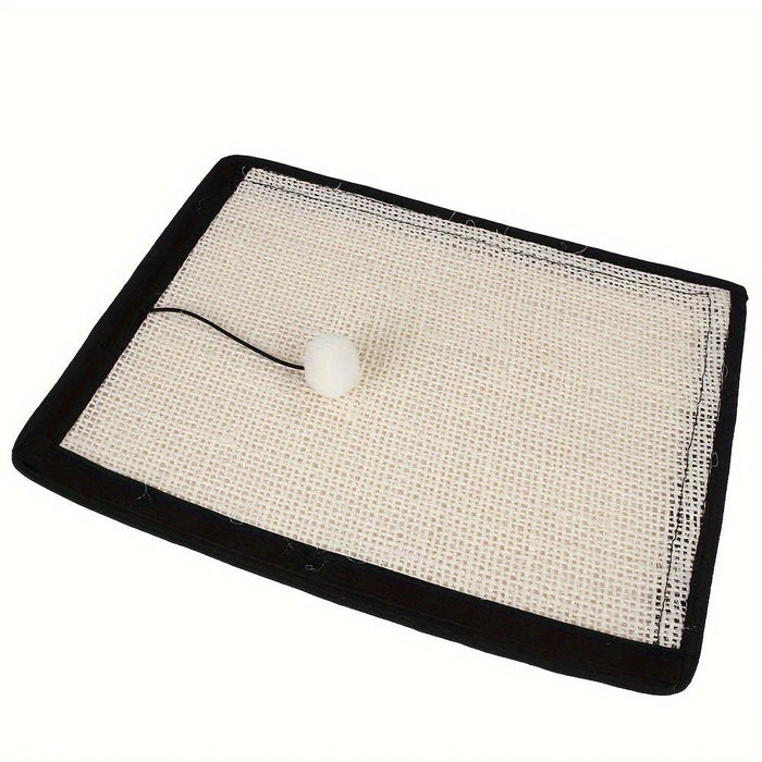 Alfombra de rascado de sisal para gatos - Protector de sofá con bola colgante para gatos - Quierox - Tienda Online