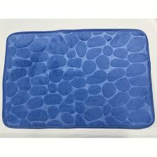 Alfombrilla antideslizante para baño de terciopelo coral con base de PVC - Quierox - Tienda Online
