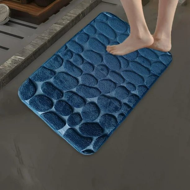Alfombrilla antideslizante para baño de terciopelo coral con base de PVC - Quierox - Tienda Online