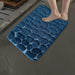 Alfombrilla antideslizante para baño de terciopelo coral con base de PVC - Quierox - Tienda Online