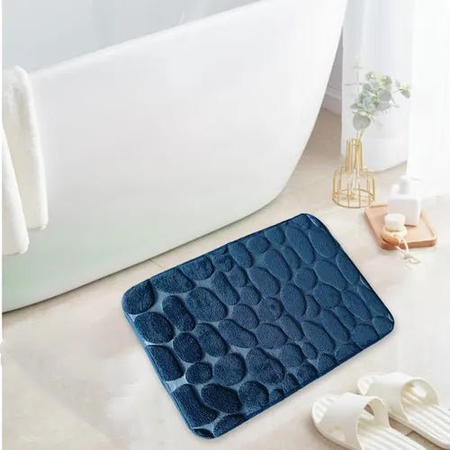 Alfombrilla antideslizante para baño de terciopelo coral con base de PVC - Quierox - Tienda Online