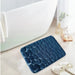 Alfombrilla antideslizante para baño de terciopelo coral con base de PVC - Quierox - Tienda Online