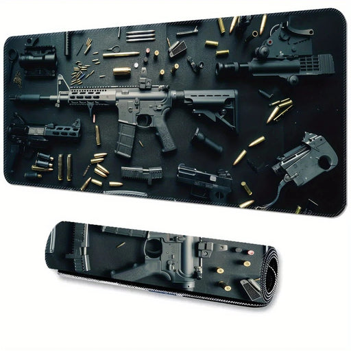 Alfombrilla de escritorio grande para gamers de goma antideslizante 700mmx300mm - Quierox - Tienda Online
