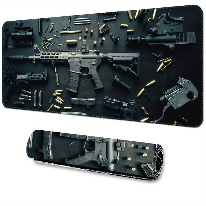 Alfombrilla de escritorio grande para gamers de goma antideslizante 700mmx300mm - Quierox - Tienda Online
