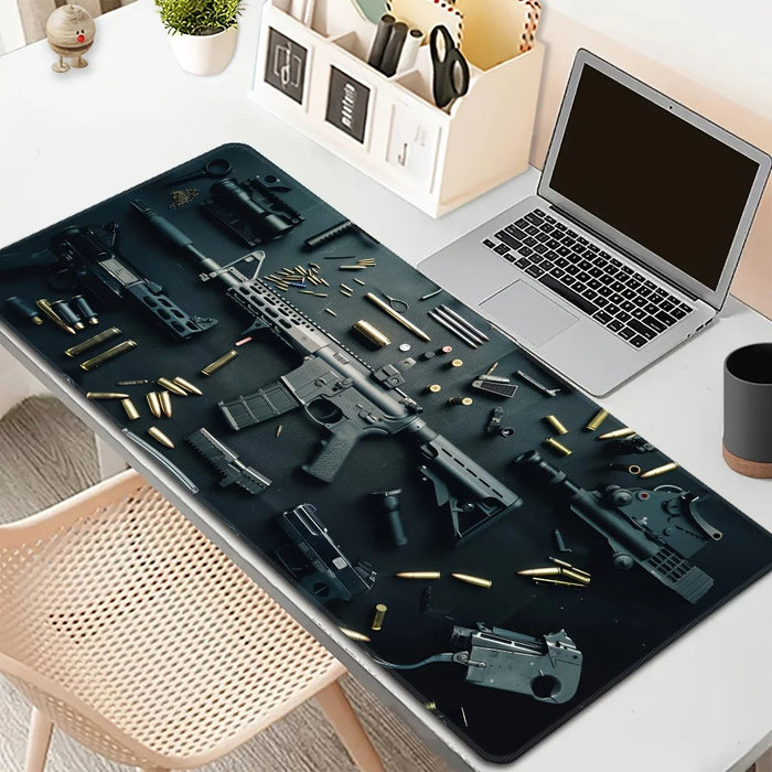 Alfombrilla de escritorio grande para gamers de goma antideslizante 700mmx300mm - Quierox - Tienda Online