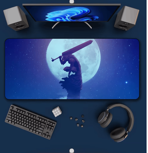 Alfombrilla de ratón Anime Berserk con impresión HD para ordenador de sobremesa - Quierox - Tienda Online