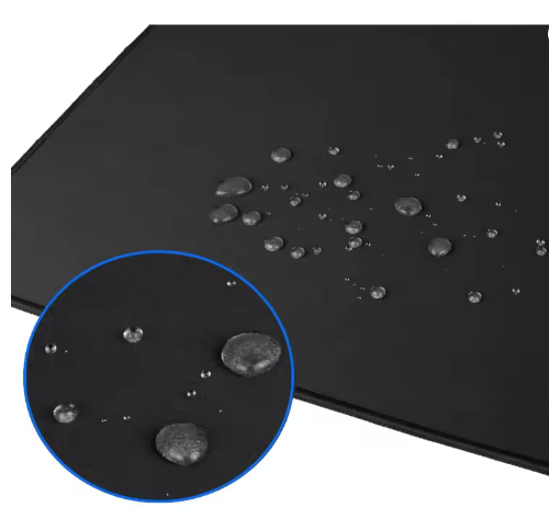 Alfombrilla de ratón de goma negra Simple, antideslizante, impermeable, de escritorio - Quierox - Tienda Online