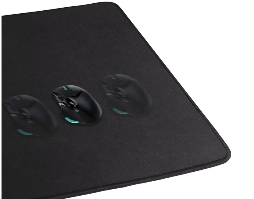 Alfombrilla de ratón de goma negra Simple, antideslizante, impermeable, de escritorio - Quierox - Tienda Online