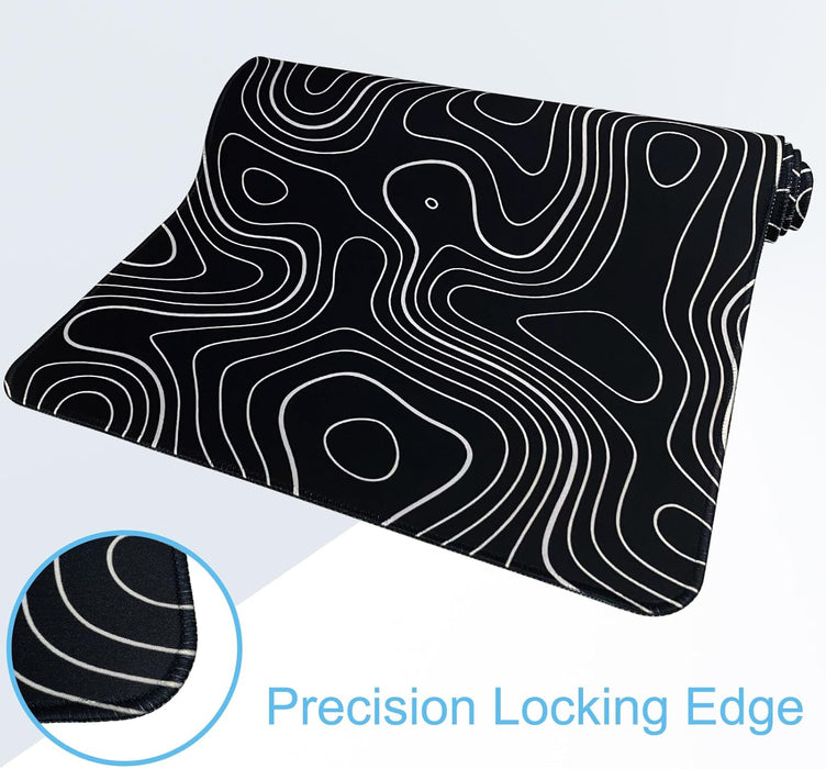 Alfombrilla de ratón grande para juegos de 35,4 x 15,7 pulgadas con borde cosido - Quierox - Tienda Online