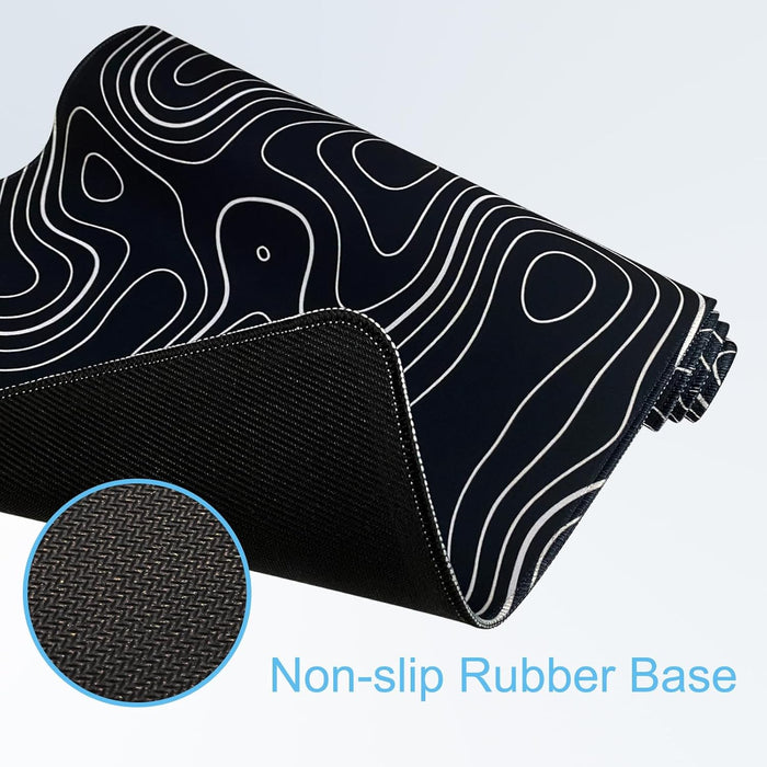 Alfombrilla de ratón grande para juegos de 35,4 x 15,7 pulgadas con borde cosido - Quierox - Tienda Online