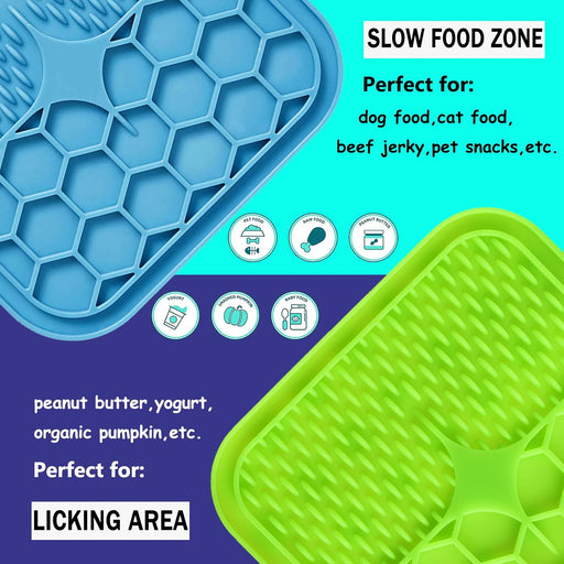 Alfombrilla para lamer perros y gatos, 2 unidades - Quierox - Tienda Online