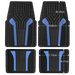 Alfombrillas de goma para coche Auto Drive de 4 pcs, fibra de carbono, ajuste universal - Quierox - Tienda Online