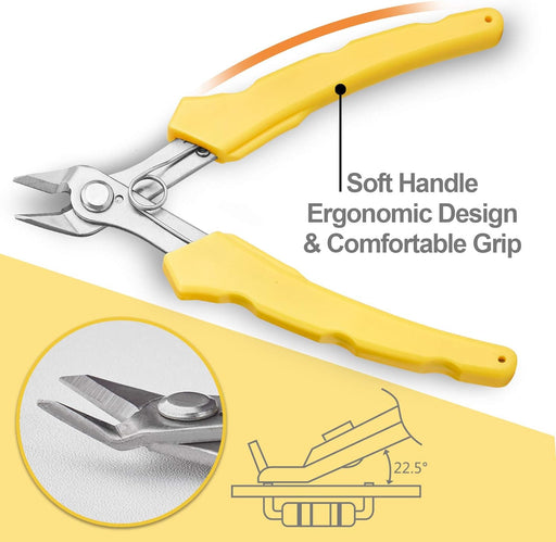 Alicates de Corte Lateral de Acero Inoxidable de 5 Pulgadas - Quierox - Tienda Online