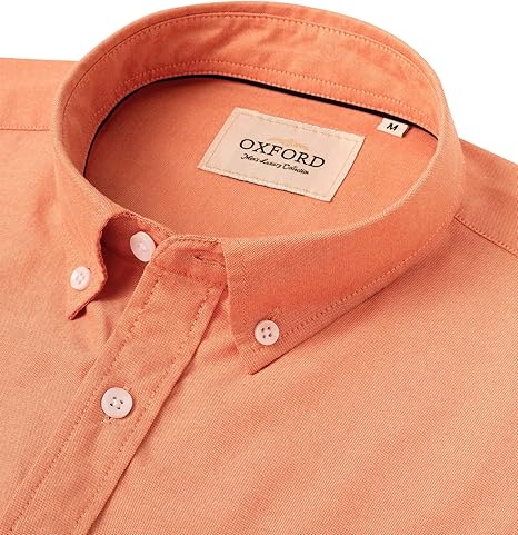Alimens & Gentle - Camisa de manga corta Oxford para hombre - Quierox - Tienda Online