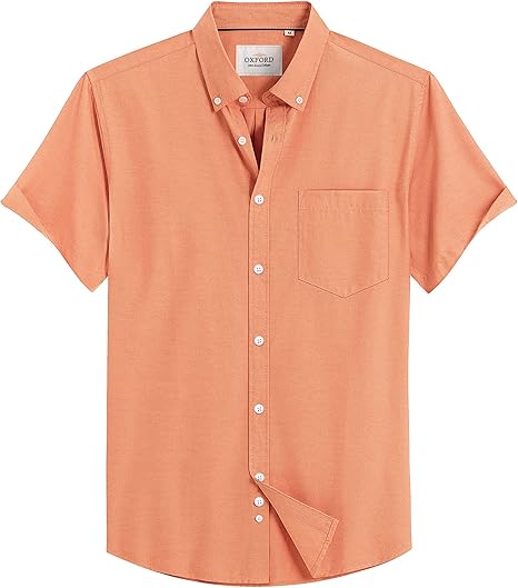 Alimens & Gentle - Camisa de manga corta Oxford para hombre - Quierox - Tienda Online