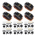 Alinan 6 unids MG995 Servo Micro 180 ° Metal Gear Servo - Quierox - Tienda Online