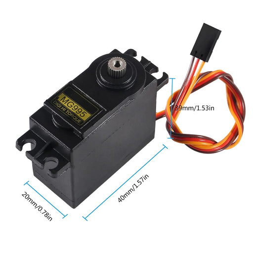 Alinan 6 unids MG995 Servo Micro 180 ° Metal Gear Servo - Quierox - Tienda Online