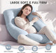 Almohada de Embarazo en Forma de J, Almohada de Embarazo Refrescante de Verano - Quierox - Tienda Online