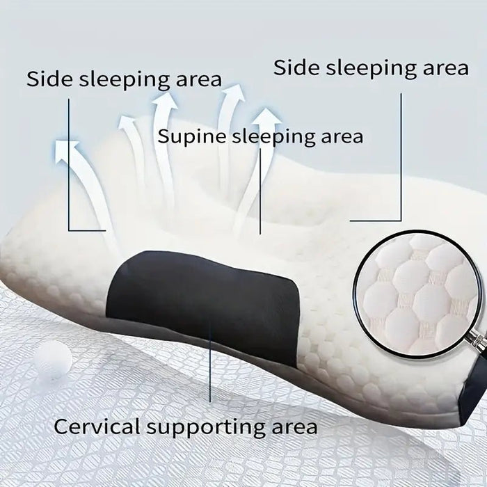 Almohada Ergonómica para el Cuello para Dormir - Soporte de Contorno Ajustable, Suave - Quierox - Tienda Online