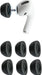 Almohadillas de repuesto de espuma viscoelástica Comply para Apple AirPods Pro 1 y 2, Negras, S (3 pares) - Quierox - Tienda Online