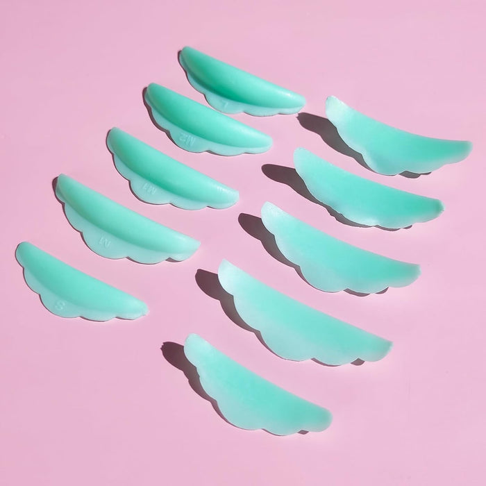 Almohadillas de silicona para permanente de pestañas verdes - Quierox - Tienda Online