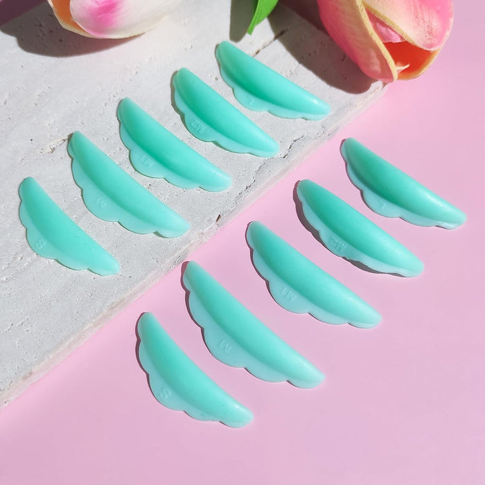 Almohadillas de silicona para permanente de pestañas verdes - Quierox - Tienda Online