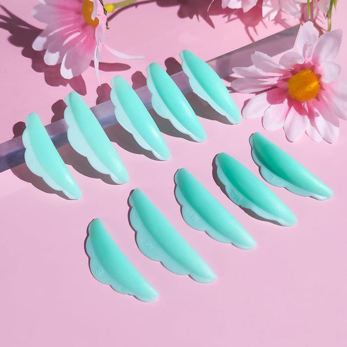 Almohadillas de silicona para permanente de pestañas verdes - Quierox - Tienda Online