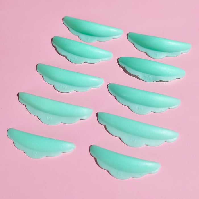 Almohadillas de silicona para permanente de pestañas verdes - Quierox - Tienda Online