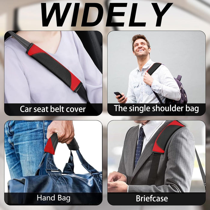 Almohadillas para cinturón de seguridad (2 unidades, transpirables), de cuero sintético - Quierox - Tienda Online