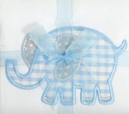 Almohadillas para eructar con apliques de elefante de Marthas, color azul - Quierox - Tienda Online