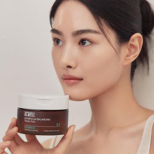 Almohadillas tónicas de regaliz Acwell - 70 unidades / 160 ml - Quierox - Tienda Online