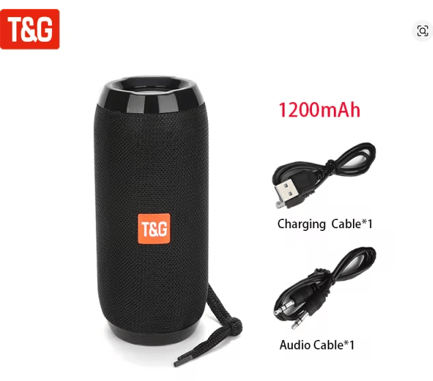 Altavoz inalámbrico portátil TG117 para exteriores, estéreo de columna HiF - Quierox - Tienda Online