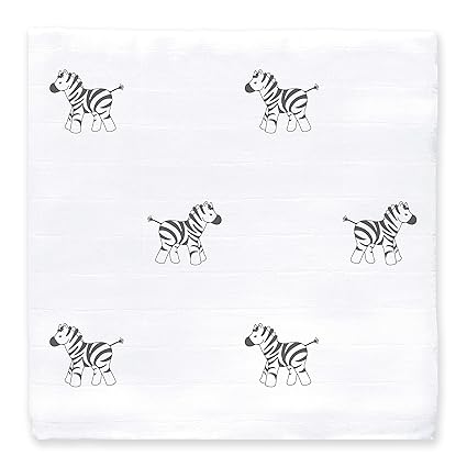 Amazing Baby - Manta sensorial de muselina para envolver al bebé de 117 x 117 cm - Quierox - Tienda Online