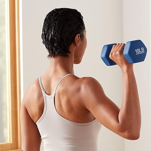 Amazon Basics Mancuernas de neopreno para ejercicio y tonificación muscular. - Quierox - Tienda Online