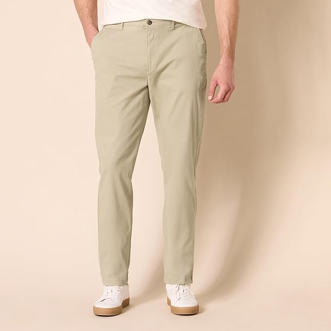 Amazon Essentials Pantalones chinos elásticos informales ajustados para hombre - Quierox - Tienda Online