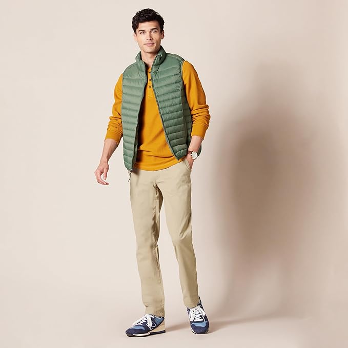 Amazon Essentials Pantalones chinos elásticos informales ajustados para hombre - Quierox - Tienda Online