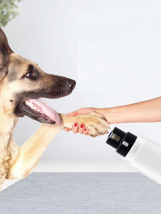 Amoladora de uñas eléctrica recargable de 2 velocidades para mascotas con luz LED - Quierox - Tienda Online