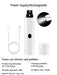 Amoladora de uñas eléctrica recargable de 2 velocidades para mascotas con luz LED - Quierox - Tienda Online