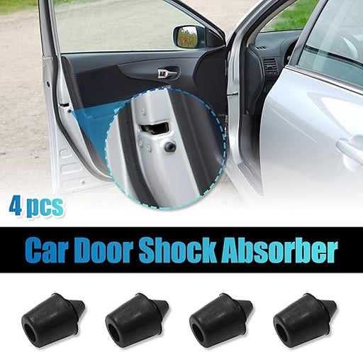 Amortiguador de goma para puerta de coche (4 unidades, 10 mm), color negro - Quierox - Tienda Online