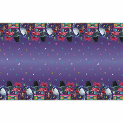 Amscan Trolls World Tour Party - Mantel de plástico para mesa, 54 x 84 pulgadas - Quierox - Tienda Online