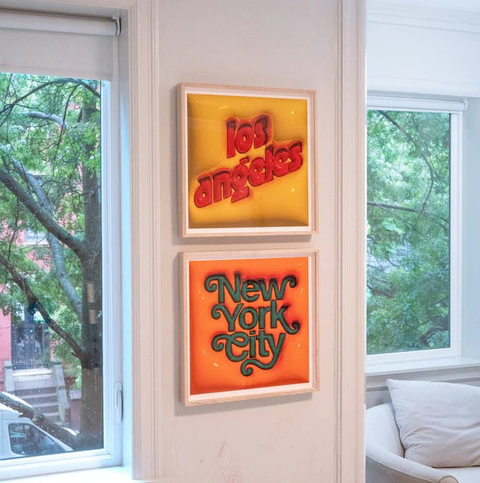 Andy Blank 3 Piezas de pintura de Ciudad de New York, Mr Marlboro Y Los Angeles - Quierox - Tienda Online