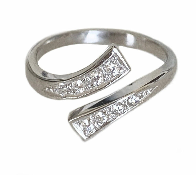 Anillo ajustable con corte de diamante "Glam Girl" para mujer - Quierox - Tienda Online