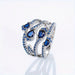 Anillo chic con diseño multicapa de piedra pavé - Quierox - Tienda Online