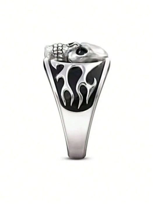 Anillo con forma de calavera, joyería de moda vintage audaz de estilo hip - hop - Quierox - Tienda Online