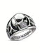 Anillo con forma de calavera, joyería de moda vintage audaz de estilo hip - hop - Quierox - Tienda Online