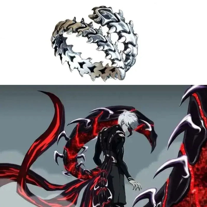 Anillo de Anime Tokyo Ghoul Kaneki Ken, Cosplay con apertura ajustabl - Quierox - Tienda Online
