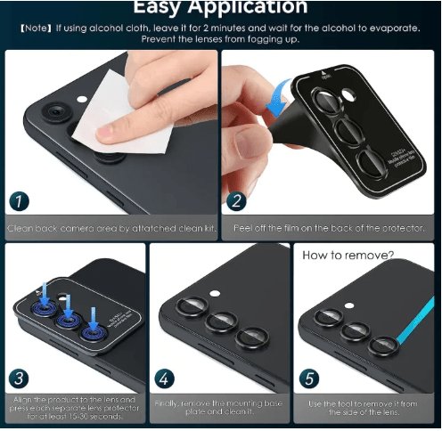 Anillo de cámara para Samsung Galaxy A15 - Protector de lente individual - Quierox - Tienda Online