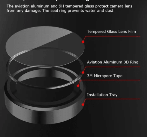 Anillo de cámara para Samsung Galaxy A15 - Protector de lente individual - Quierox - Tienda Online